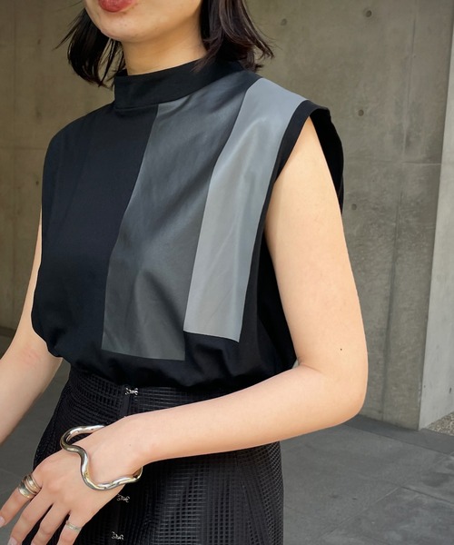 &g'aime（アンジェム）の「【&g’aime】ラインプリントTシャツ（Tシャツ/カットソー・レディース・ホワイト/ブラック・FREE）」の19枚目の写真