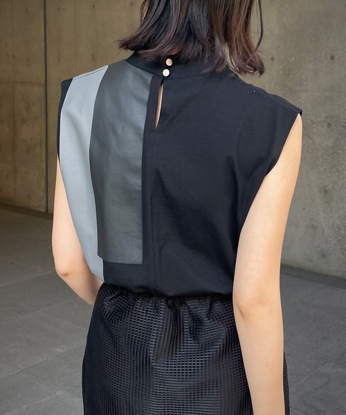 &g'aime（アンジェム）の「【&g’aime】ラインプリントTシャツ（Tシャツ/カットソー・レディース・ホワイト/ブラック・FREE）」の21枚目の写真