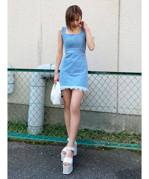 EMODA（エモダ）の「コンビネーションハイヒールサンダル（サンダル・レディース・ブラック/ホワイト・SMALL/MEDIUM/LARGE）」の10枚目の写真