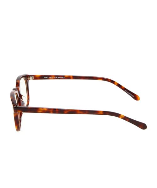 UNITED ARROWS（ユナイテッドアローズ）の「UAW ウェリントン CLEAR メガネ◆（メガネ・レディース・ブラック/ブラウン/ダークブラウン・フリー）」の9枚目の写真