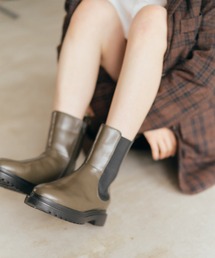 coca（ANDEX shoes product） | coca / 内側ファスナー付き サイドゴアショートブーツ 422008(ブーツ)