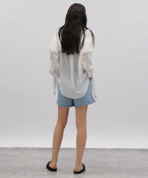 LAKOLE（ラコレ）の「スウェットショーツ / 349116（スウェットパンツ・レディース・ライトブルー/ダークグレー・FREE）」の6枚目の写真