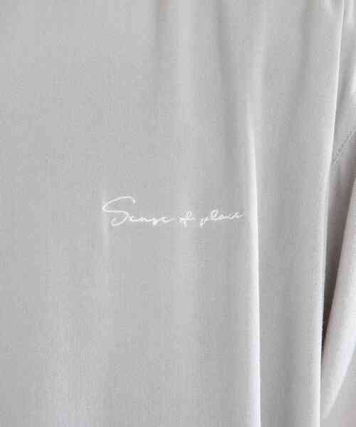 SENSE OF PLACE by URBAN RESEARCH（センスオブプレイスバイアーバンリサーチ）の「シシュウバンドカラーシャツ（シャツ/ブラウス・メンズ・アイボリー/ブラック/ミント/ブルー・MEDIUM/LARGE）」の21枚目の写真