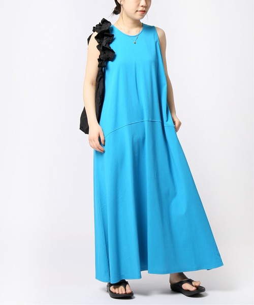 JOINT WORKS（ジョイントワークス）の「ノースリマキシワンピース（ワンピース・レディース・ホワイト/ブラック/ブルー・FREE）」の3枚目の写真