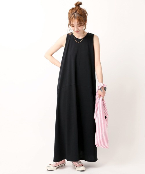 JOINT WORKS（ジョイントワークス）の「ノースリマキシワンピース（ワンピース・レディース・ホワイト/ブラック/ブルー・FREE）」の13枚目の写真