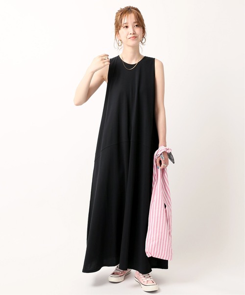 JOINT WORKS（ジョイントワークス）の「ノースリマキシワンピース（ワンピース・レディース・ホワイト/ブラック/ブルー・FREE）」の14枚目の写真