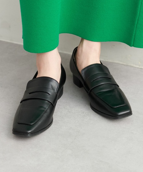 DISCOAT（ディスコート）の「スクエアトゥコインローファー（ローファー・レディース・ブラック/ブラウン/アイボリー/キャメル・SMALL/MEDIUM/LARGE）」の16枚目の写真