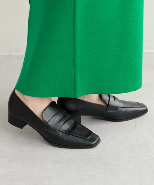 DISCOAT（ディスコート）の「スクエアトゥコインローファー（ローファー・レディース・ブラック/ブラウン/アイボリー/キャメル・SMALL/MEDIUM/LARGE）」の18枚目の写真