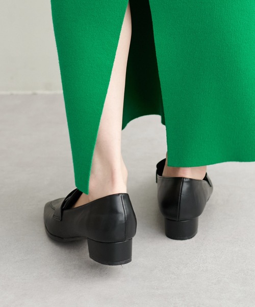 DISCOAT（ディスコート）の「スクエアトゥコインローファー（ローファー・レディース・ブラック/ブラウン/アイボリー/キャメル・SMALL/MEDIUM/LARGE）」の19枚目の写真