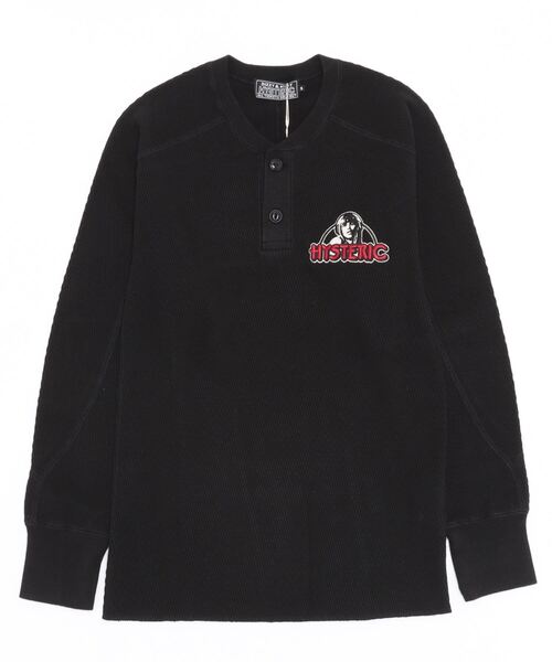 HYSTERIC GLAMOUR(ヒステリックグラマー)の「RAD 1984 ヘンリーネックスウェット(スウェット・メンズ・ブラック/ホワイト/グリーン・SMALL/MEDIUM/LARGE/X-LARGE)」の9枚目の写真