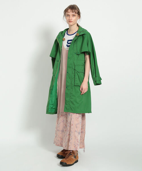 BEAMS BOY(ビームスボーイ)の「maturely / Mountain Parka Coat(マウンテンパーカー・レディース・パープル/グリーン・FREE)」の3枚目の写真