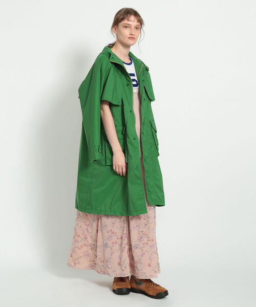 BEAMS BOY(ビームスボーイ)の「maturely / Mountain Parka Coat(マウンテンパーカー・レディース・パープル/グリーン・FREE)」の4枚目の写真