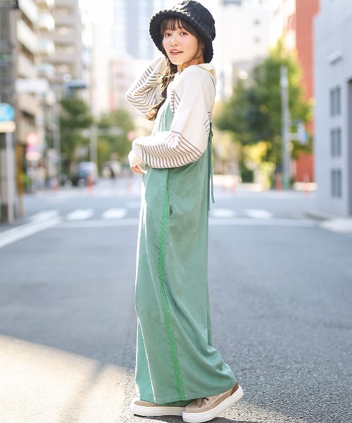 【セール】ピーチスキンサロペットパンツ(サロペット/オーバーオール)|チチカカ(チチカカ)