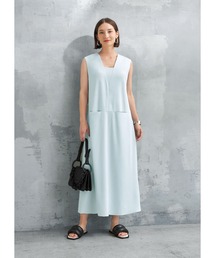 【LUXE】ジョーゼットスッキリAラインワンピース