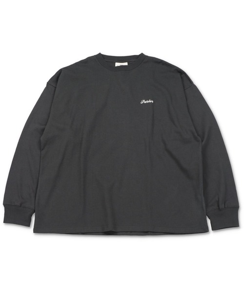 SPINNS(スピンズ)の「【ビッグシルエット】ワンポイントロゴ刺繍 長袖カラーTシャツ(Tシャツ/カットソー・メンズ・ロイヤルブルー/スミクロ/ダークブルー/グリーン系その他/ネイビー/ブラック/ホワイト/サックスブルー/ピンク/レッド/イエロー・ONESIZE)」の14枚目の写真