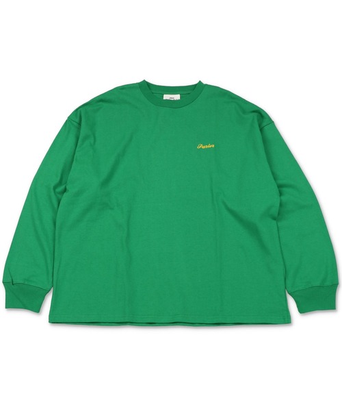 SPINNS(スピンズ)の「【ビッグシルエット】ワンポイントロゴ刺繍 長袖カラーTシャツ(Tシャツ/カットソー・メンズ・ロイヤルブルー/スミクロ/ダークブルー/グリーン系その他/ネイビー/ブラック/ホワイト/サックスブルー/ピンク/レッド/イエロー・ONESIZE)」の15枚目の写真