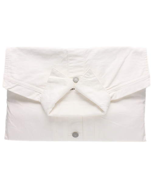 Ray BEAMS（レイビームス）の「20/80 / デニムジャケット クラッチ（クラッチバッグ・レディース・ホワイト・ONE SIZE）」の12枚目の写真