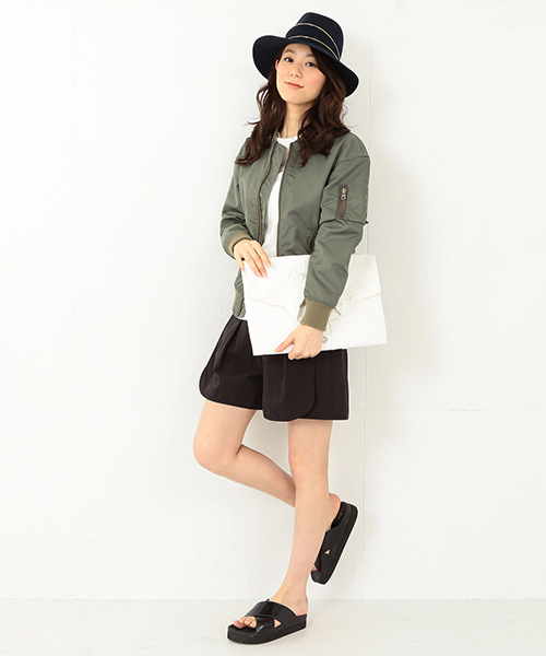 Ray BEAMS（レイビームス）の「20/80 / デニムジャケット クラッチ（クラッチバッグ・レディース・ホワイト・ONE SIZE）」の13枚目の写真