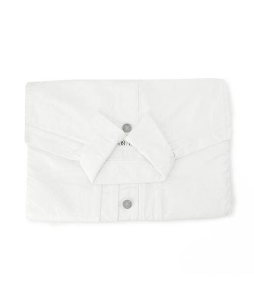 Ray BEAMS（レイビームス）の「20/80 / デニムジャケット クラッチ（クラッチバッグ・レディース・ホワイト・ONE SIZE）」の3枚目の写真