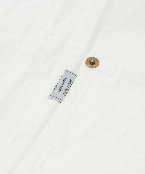 Ray BEAMS（レイビームス）の「20/80 / デニムジャケット クラッチ（クラッチバッグ・レディース・ホワイト・ONE SIZE）」の7枚目の写真