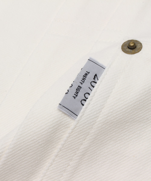 Ray BEAMS（レイビームス）の「20/80 / デニムジャケット クラッチ（クラッチバッグ・レディース・ホワイト・ONE SIZE）」の11枚目の写真