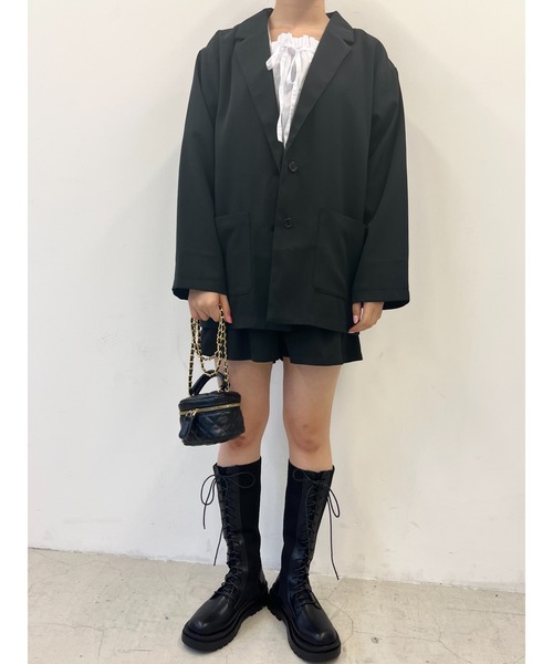 PHILLY（フィリー）の「タックショートパンツ（その他パンツ・レディース・ブラック/ブラウン/グレー・FREE）」の6枚目の写真