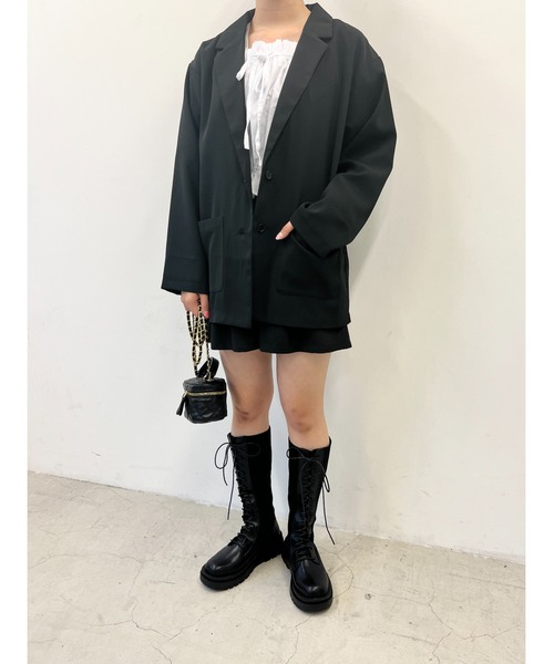 PHILLY（フィリー）の「タックショートパンツ（その他パンツ・レディース・ブラック/ブラウン/グレー・FREE）」の7枚目の写真