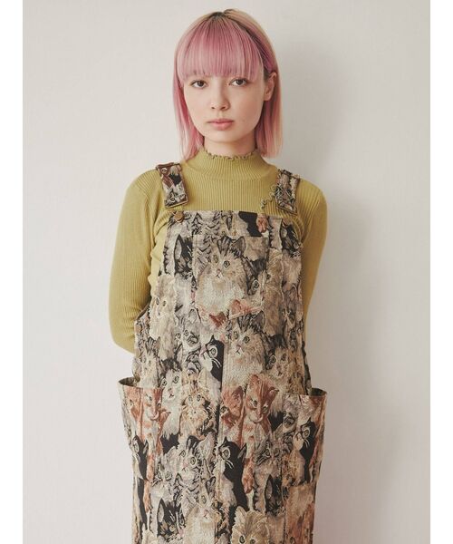 merry jenny（メリージェニー）の「cat cat catジャンスカ（ジャンパースカート・レディース・その他1・FREE）」の11枚目の写真