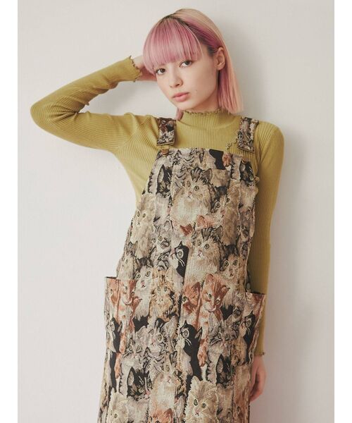 merry jenny（メリージェニー）の「cat cat catジャンスカ（ジャンパースカート・レディース・その他1・FREE）」の12枚目の写真