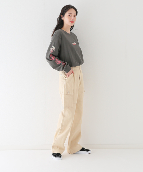 HUF(ハフ)の「【HUF / ハフ】 DOUBLE KNEE カーゴパンツ(カーゴパンツ・レディース・ネイビー/アイボリー・16)」の17枚目の写真