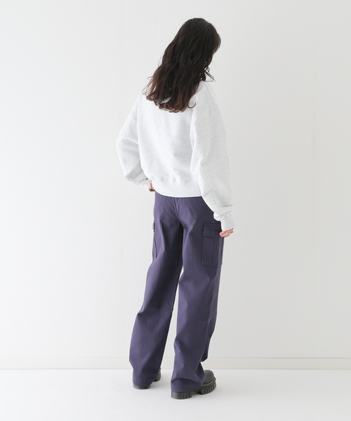 HUF(ハフ)の「【HUF / ハフ】 DOUBLE KNEE カーゴパンツ(カーゴパンツ・レディース・ネイビー/アイボリー・16)」の14枚目の写真