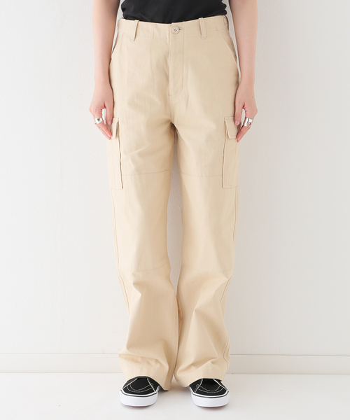 HUF(ハフ)の「【HUF / ハフ】 DOUBLE KNEE カーゴパンツ(カーゴパンツ・レディース・ネイビー/アイボリー・16)」の16枚目の写真