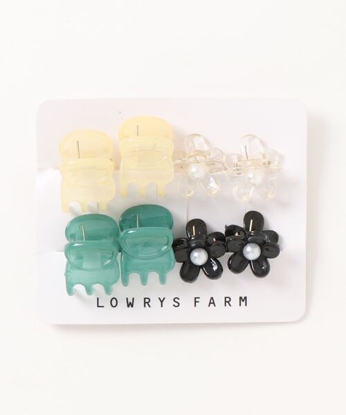 LOWRYS FARM（ローリーズファーム）の「ミニクリップセット　166332（バレッタ/ヘアクリップ・レディース・ブラウン/グリーン/アニマル/グリーン系その他・FREE）」の3枚目の写真