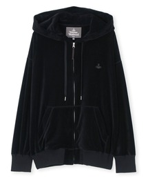 Vivienne Westwood オーブリピート ベロアジップブルゾン Vivienne Westwood オーブリピート ベロアジップブルゾン