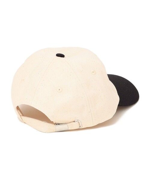 SHIPS any(シップス エニィ)の「Collegiate Pacific: ロゴ トリム キャップ(ハット・レディース・ブラック/レッド・ONE SIZE)」の3枚目の写真