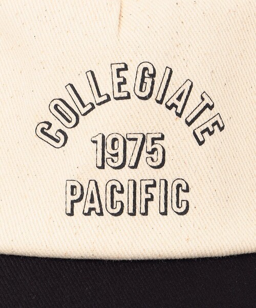 SHIPS any(シップス エニィ)の「Collegiate Pacific: ロゴ トリム キャップ(ハット・レディース・ブラック/レッド・ONE SIZE)」の8枚目の写真