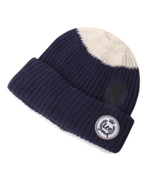 THE EMPORIUM（ジエンポリアム）の「LEE配色ワッチ（ニットキャップ/ビーニー・レディース・グリーン/ホワイト/ピンク/ブルー・00）」の3枚目の写真