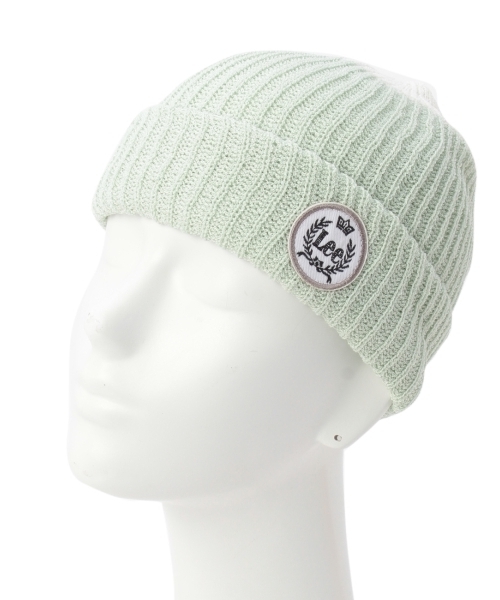 THE EMPORIUM（ジエンポリアム）の「LEE配色ワッチ（ニットキャップ/ビーニー・レディース・グリーン/ホワイト/ピンク/ブルー・00）」の6枚目の写真