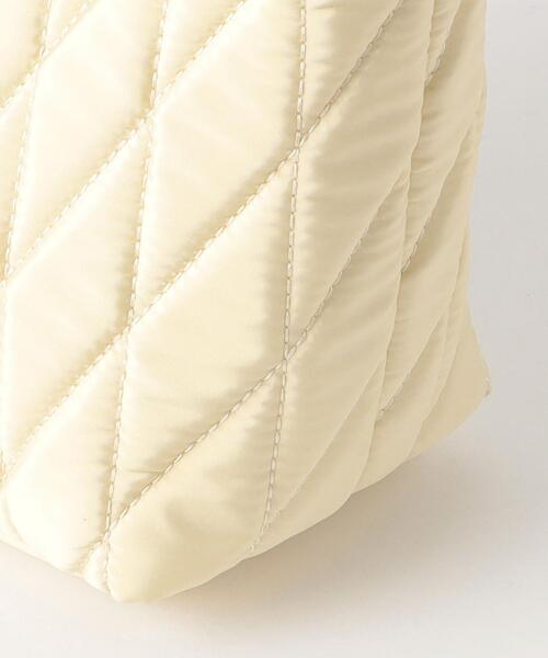 BEAUTY&YOUTH UNITED ARROWS（ビューティーアンドユースユナイテッドアローズ）の「キルティング チェーン ハンドル トートバッグ -2WAY-（ショルダーバッグ・レディース・ブラック/オフホワイト・FREE）」の16枚目の写真