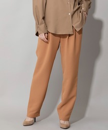 Munich | ポリエステルツイルリラックステーパードパンツ(スラックス)