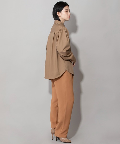 Munich（ミューニック）の「ポリエステルツイルリラックステーパードパンツ（スラックス・レディース・ブラック/パープル/キャメル・S/M/XS）」の16枚目の写真