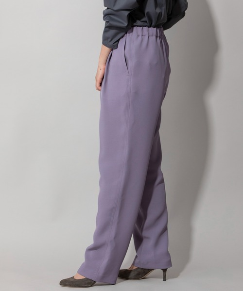 Munich（ミューニック）の「ポリエステルツイルリラックステーパードパンツ（スラックス・レディース・ブラック/パープル/キャメル・S/M/XS）」の10枚目の写真