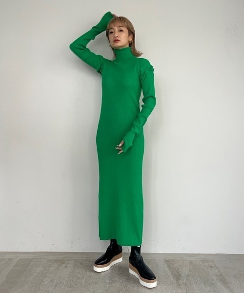 AMAIL（アマイル）の「Chameleon maxi op（ワンピース・レディース・ブラック/グレー/グリーン・FREE）」の18枚目の写真