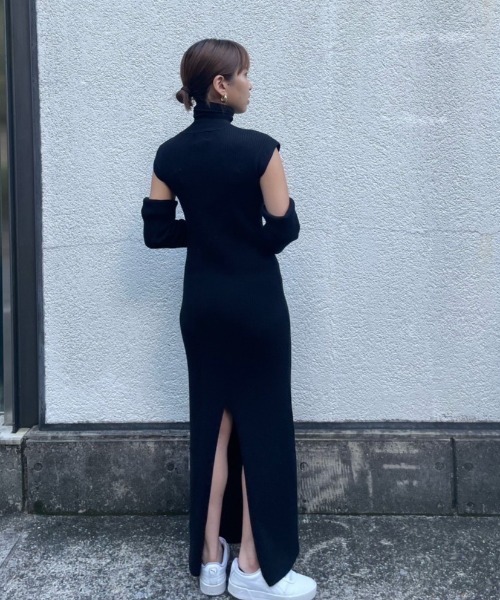 AMAIL（アマイル）の「Chameleon maxi op（ワンピース・レディース・ブラック/グレー/グリーン・FREE）」の8枚目の写真