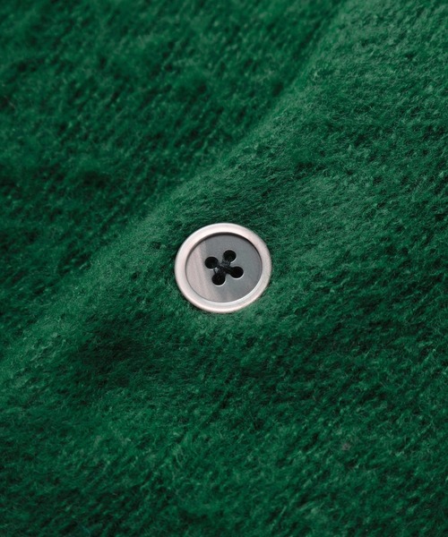 BEVERLY HILLS POLO CLUB(ビバリーヒルズポロクラブ)の「【BEVERLY HILLS POLO CLUB/ビバリーヒルズポロクラブ】ワンポイント刺繍 モヘアタッチ ニットカーディガン/ ビッグシルエット(カーディガン/ボレロ・レディース・チャコールグレー/ネイビー/ピンク/モカ/オレンジ/グリーン/ライトグリーン・M/L)」の8枚目の写真
