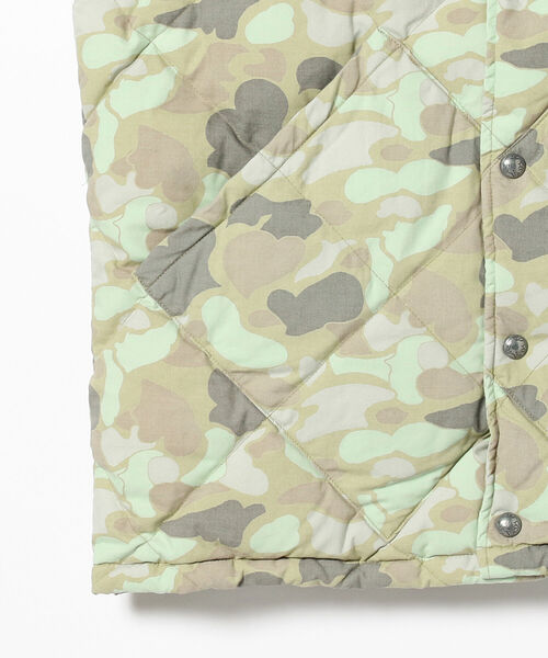 REMI RELIEF(レミレリーフ)の「REMI RELIEF × BEAMS PLUS / 別注 Camouflage Down Vest(ベスト・メンズ・その他・SMALL/MEDIUM/LARGE/X-LARGE)」の8枚目の写真