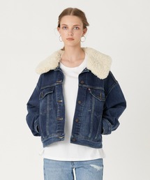 Levi's/リーバイス デニムボアジャケット PERFORMANCE WARM BABY BUBBLE DARK INDIGO