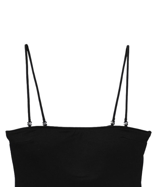 eimyロゴベアトップス BLACK eimy istoire チューブトップ ベアトップ eimyロゴベアトップス