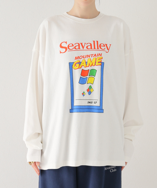 SEA（シー）の「【SEA/シー】GRAFHIC L/S Tシャツ（Tシャツ/カットソー・レディース・ホワイト・36）」の3枚目の写真