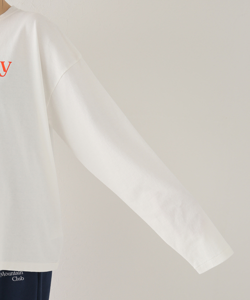 SEA（シー）の「【SEA/シー】GRAFHIC L/S Tシャツ（Tシャツ/カットソー・レディース・ホワイト・36）」の8枚目の写真